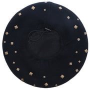 Beret / Snood with Gold Studs