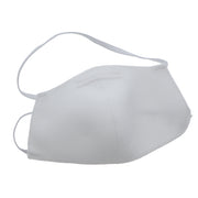 WHITE 3 PLY POLY-COTTON WASHABLE FACE MASK