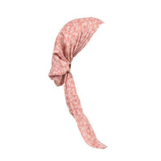 Pretied Tichel Chemo Headscarf with Small Flowers