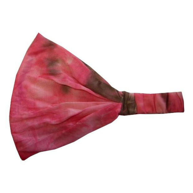 Cotton Tie Dye Wide & Stretchy Headwrap - Lavender