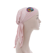 Sequin Hearts Pretied Chemo Cap for Girls