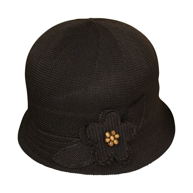 Cloche Hat with Flower