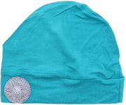 Sleep Cap / Wig Liner with Lavender Bling Applique