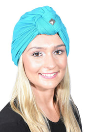 Knot Turban with Silver Stud