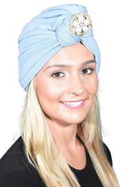 Turban with Gold Pearl Diamond