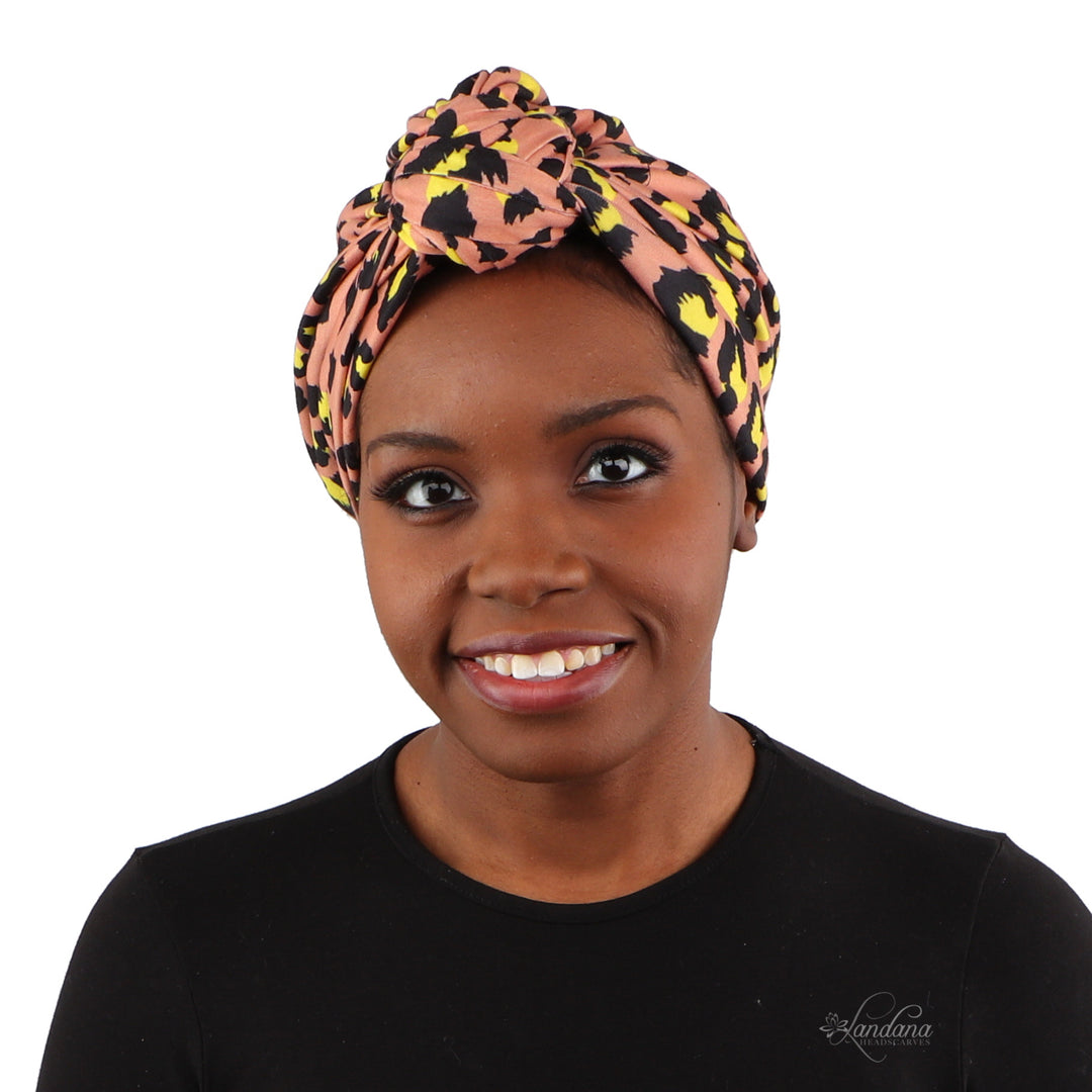 Leopard-Printed-Turban-Model-  display picture 2