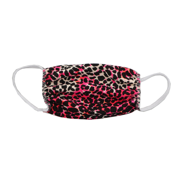 Pink Leopard 2-Ply Cotton Washable Face Mask