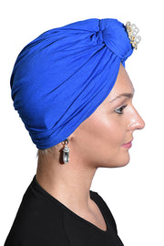 Turban with Gold Pearl Diamond