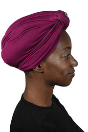 Knot Turban with Silver Stud