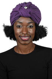 Knot Turban with Silver Stud