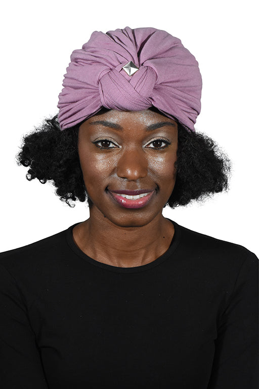 Knot Turban with Silver Stud