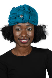 Knot Turban with Silver Stud